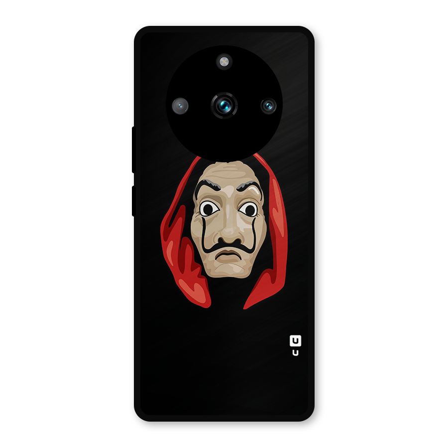 Money Heist Mask Metal Back Case for Realme Narzo 60 Pro