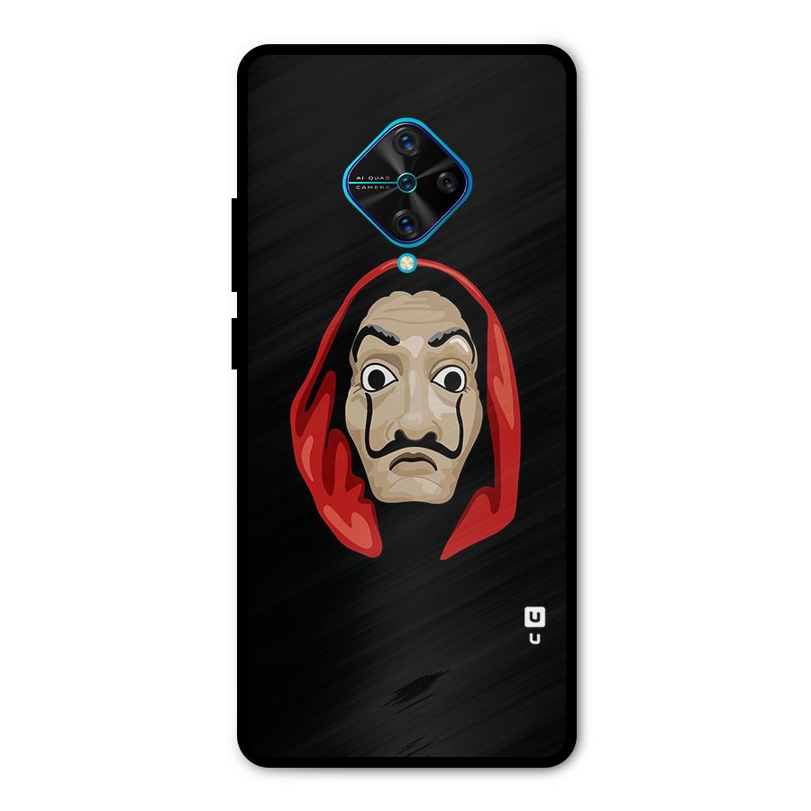Money Heist Mask Metal Back Case for Vivo S1 Pro