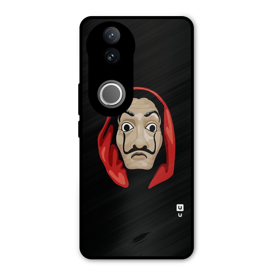 Money Heist Mask Metal Back Case for Vivo V50
