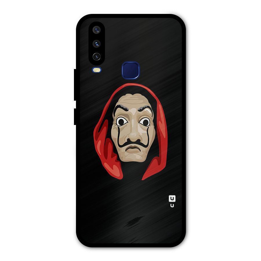 Money Heist Mask Metal Back Case for Vivo Y15