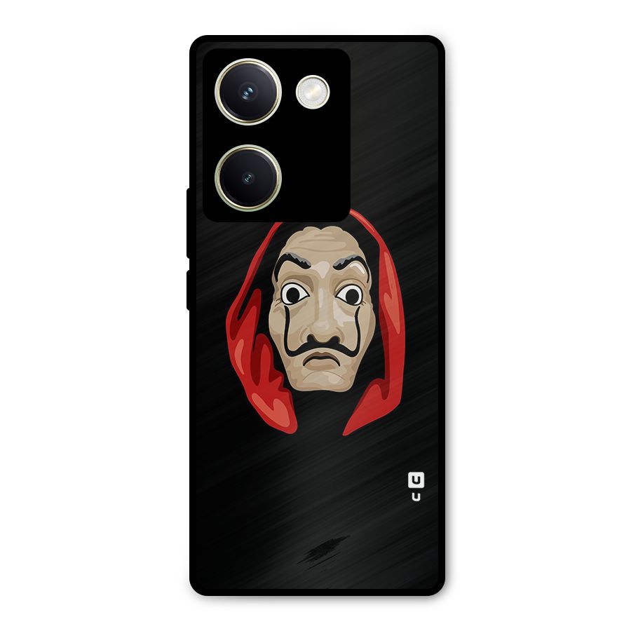 Money Heist Mask Metal Back Case for Vivo Y200 Pro