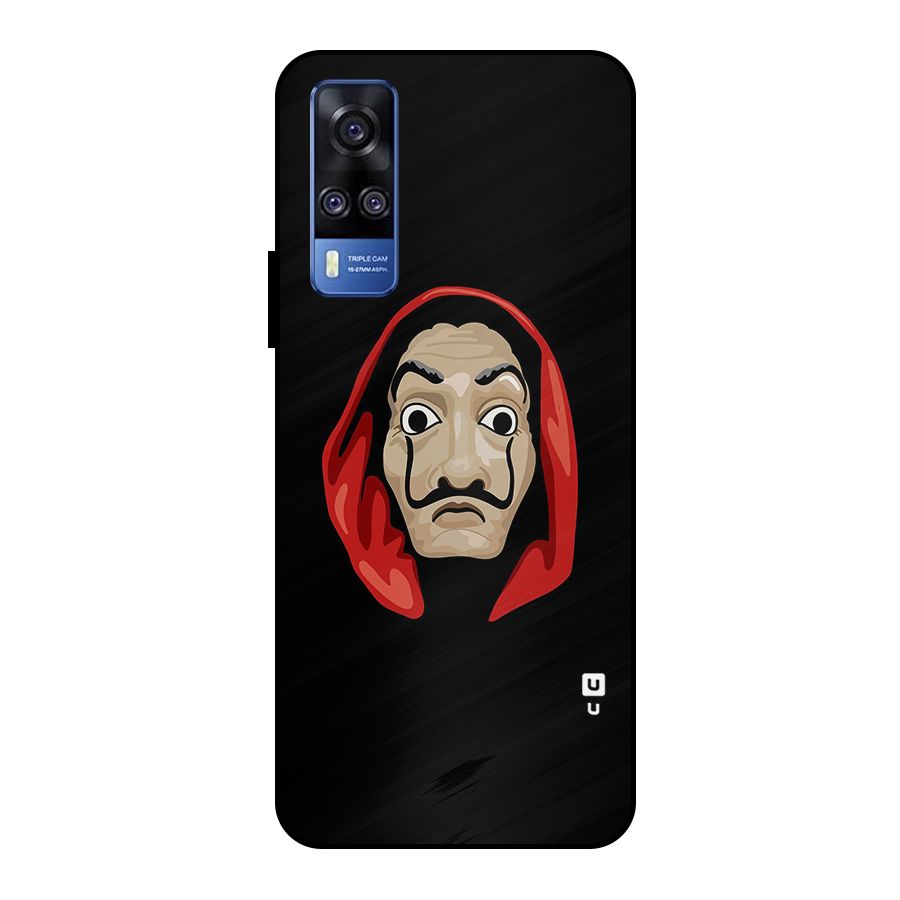Money Heist Mask Metal Back Case for Vivo Y51