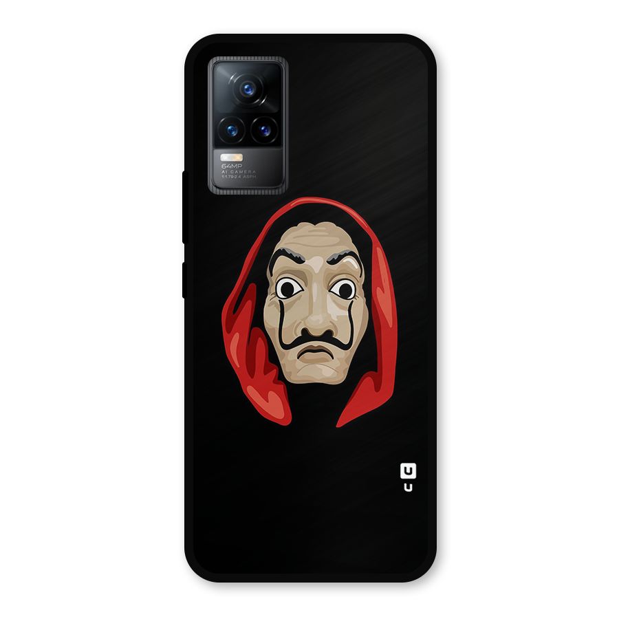 Money Heist Mask Metal Back Case for Vivo Y73