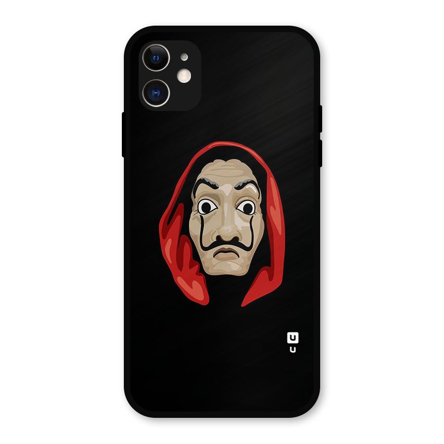 Money Heist Mask Metal Back Case for iPhone 11