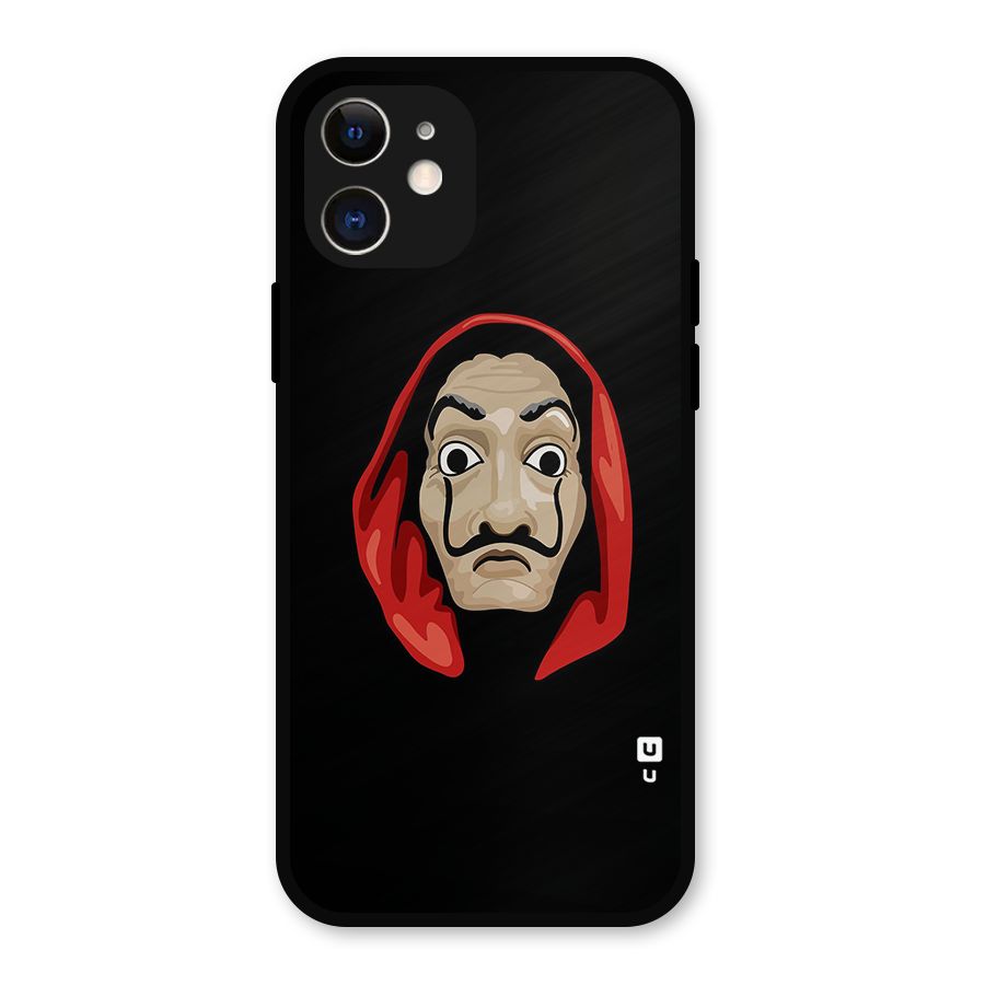Money Heist Mask Metal Back Case for iPhone 12