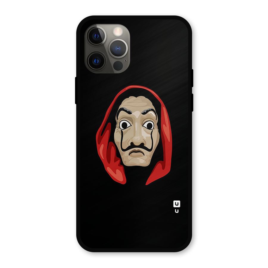 Money Heist Mask Metal Back Case for iPhone 12 Pro