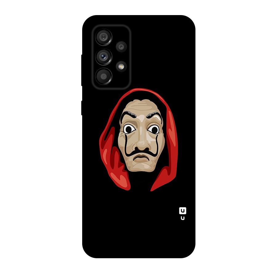 Money Heist Mask Original Polycarbonate Back Case for Galaxy A73 5G