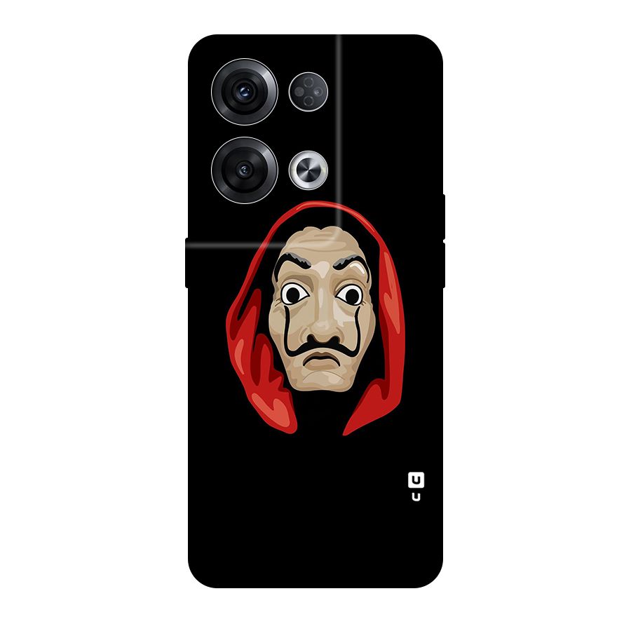 Money Heist Mask Original Polycarbonate Back Case for Oppo Reno8 Pro 5G
