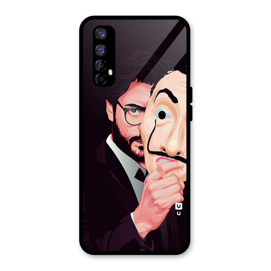 Money Heist Professor Art Glass Back Case for Realme Narzo 20 Pro