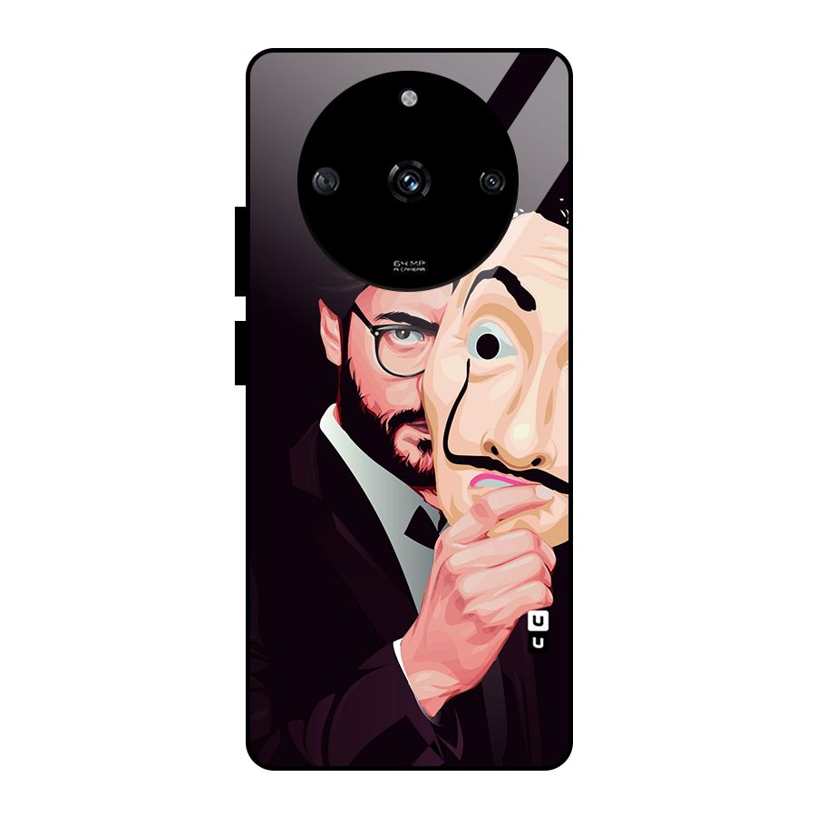 Money Heist Professor Art Glass Back Case for Realme Narzo 60 5G