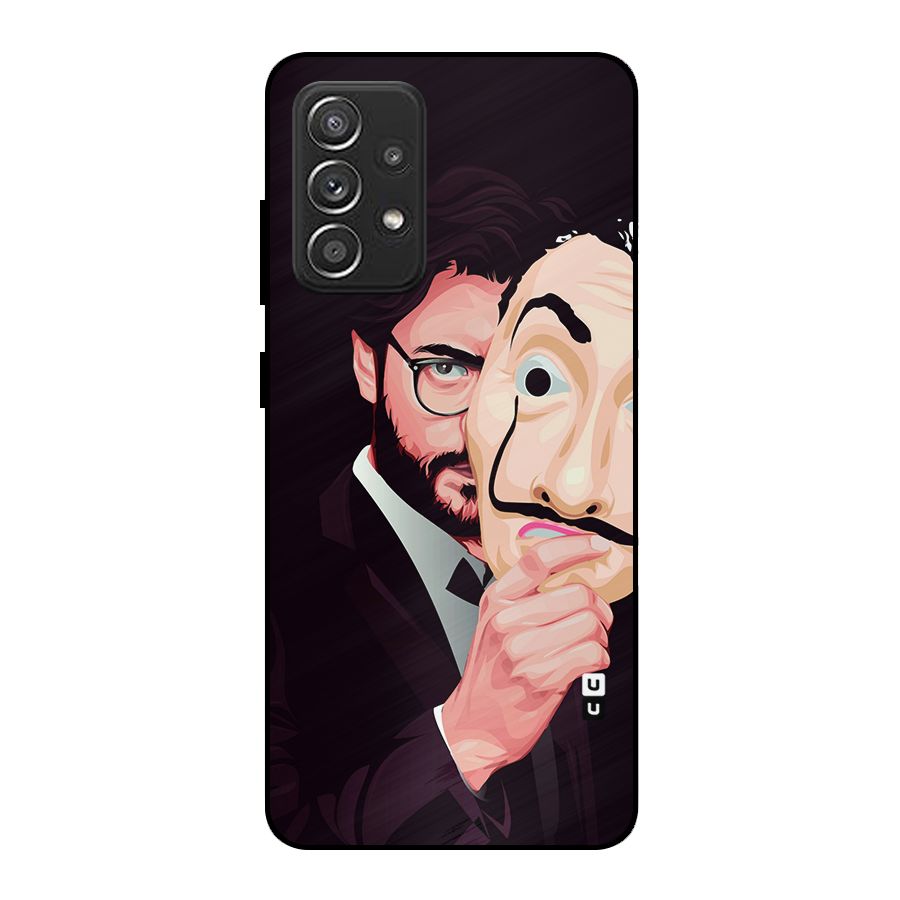 Money Heist Professor Art Metal Back Case for Galaxy A52s 5G