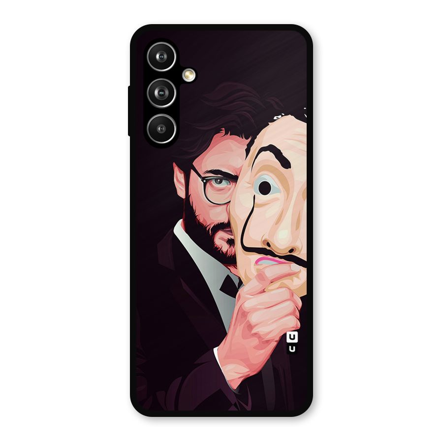 Money Heist Professor Art Metal Back Case for Galaxy F54