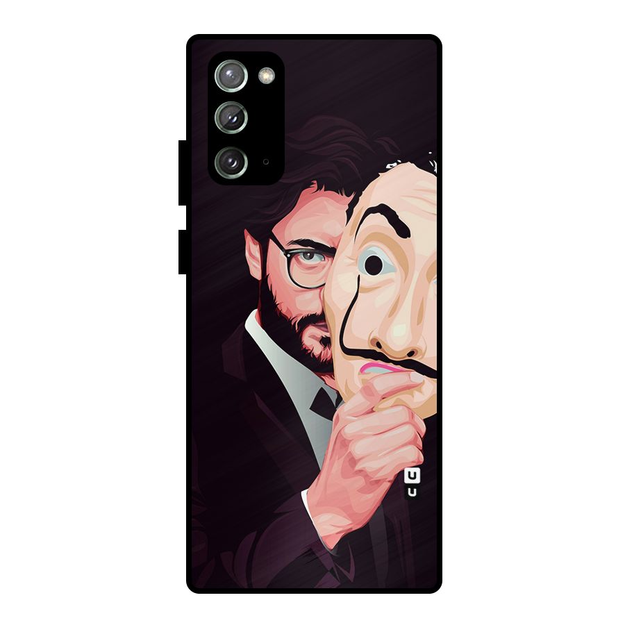 Money Heist Professor Art Metal Back Case for Galaxy Note 20