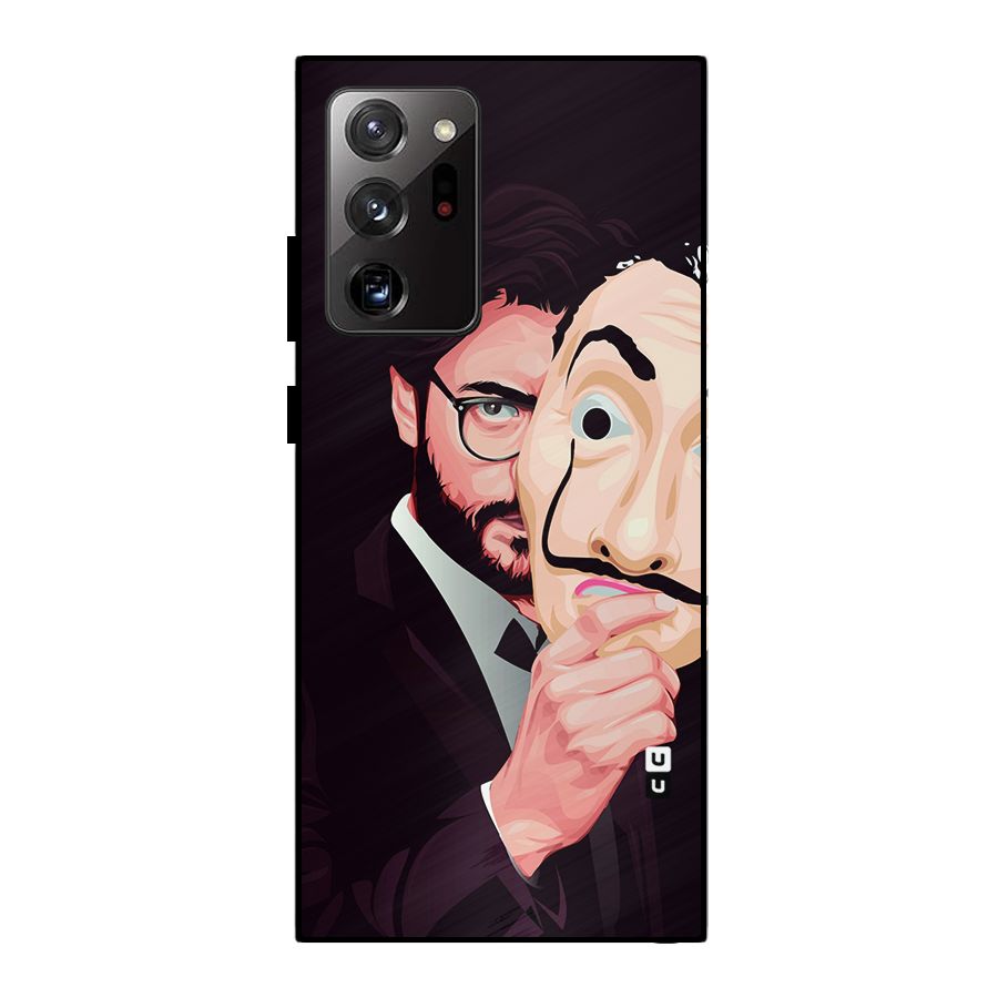 Money Heist Professor Art Metal Back Case for Galaxy Note 20 Ultra