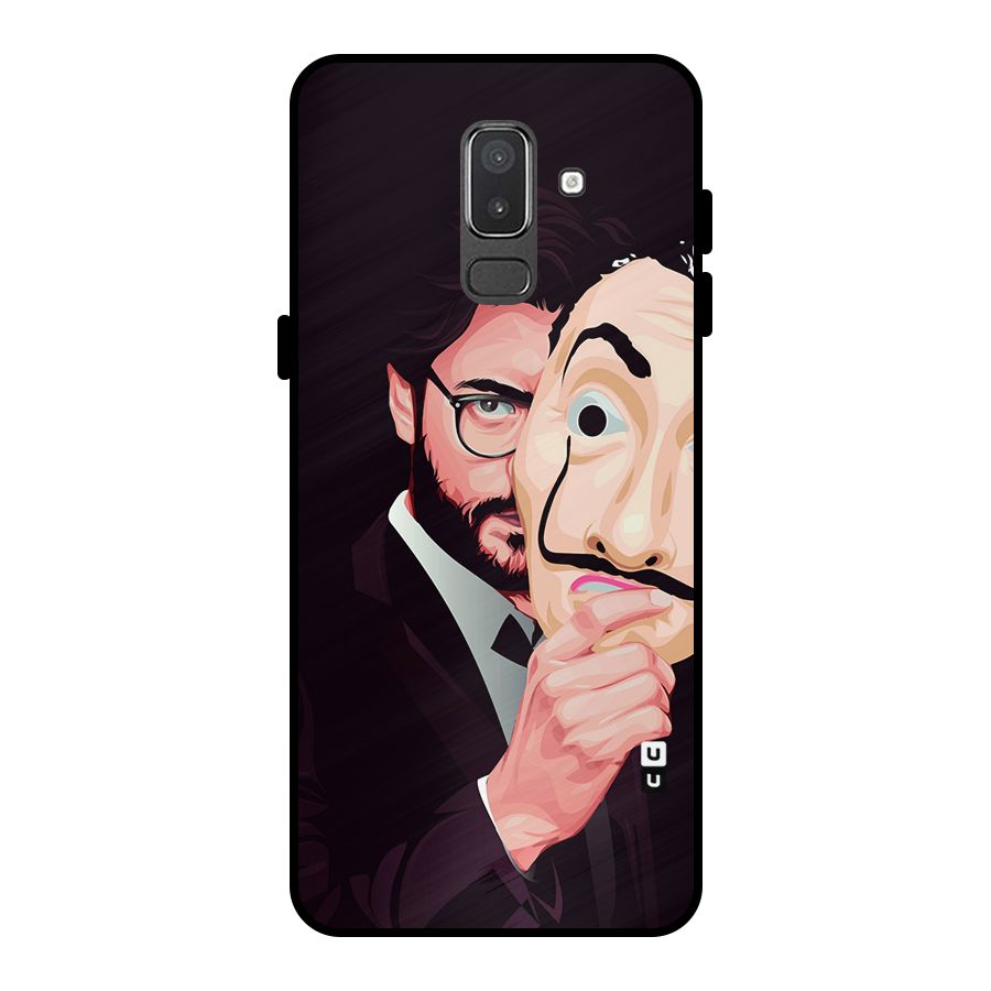 Money Heist Professor Art Metal Back Case for Galaxy On8 (2018)
