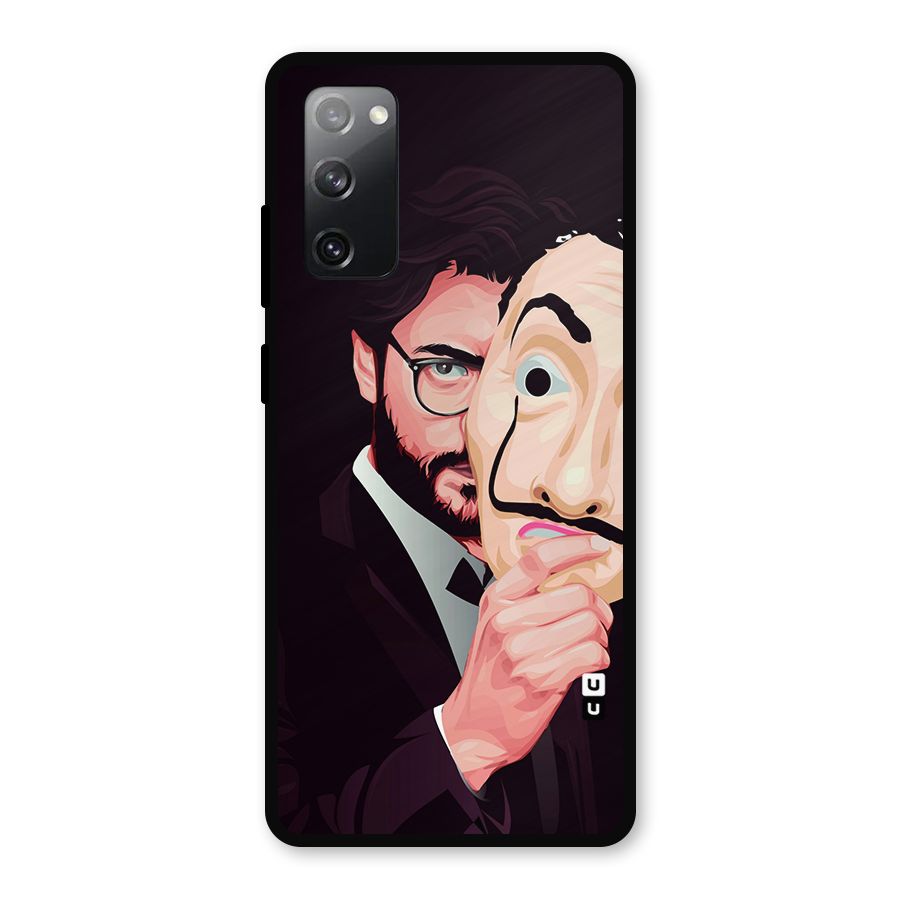 Money Heist Professor Art Metal Back Case for Galaxy S20 FE