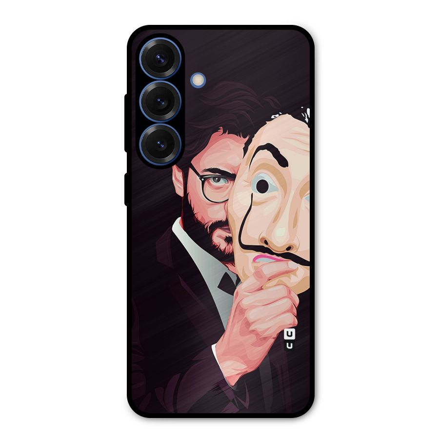 Money Heist Professor Art Metal Back Case for Galaxy S25
