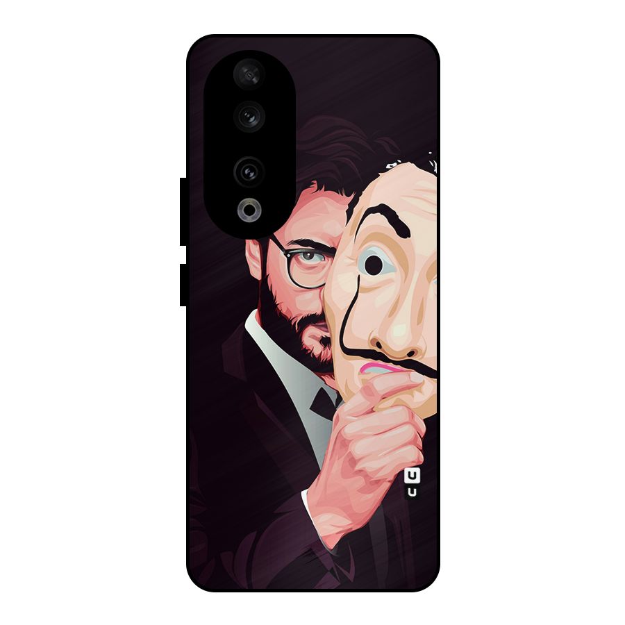 Money Heist Professor Art Metal Back Case for Honor 90