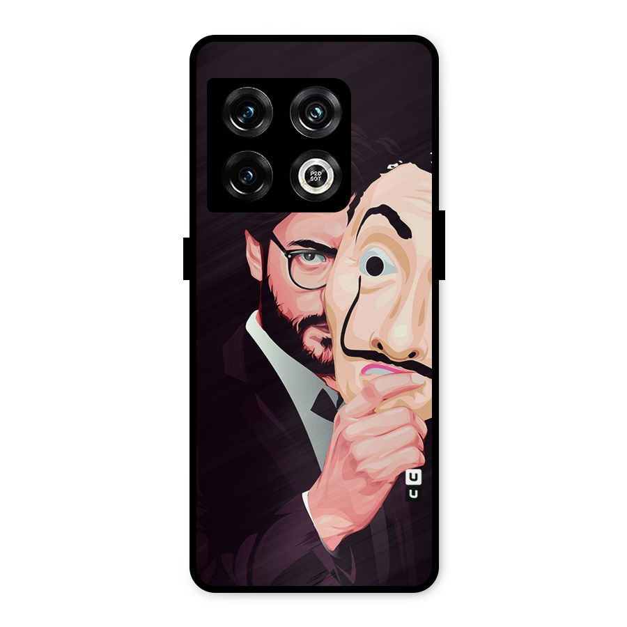 Money Heist Professor Art Metal Back Case for OnePlus 10 Pro 5G