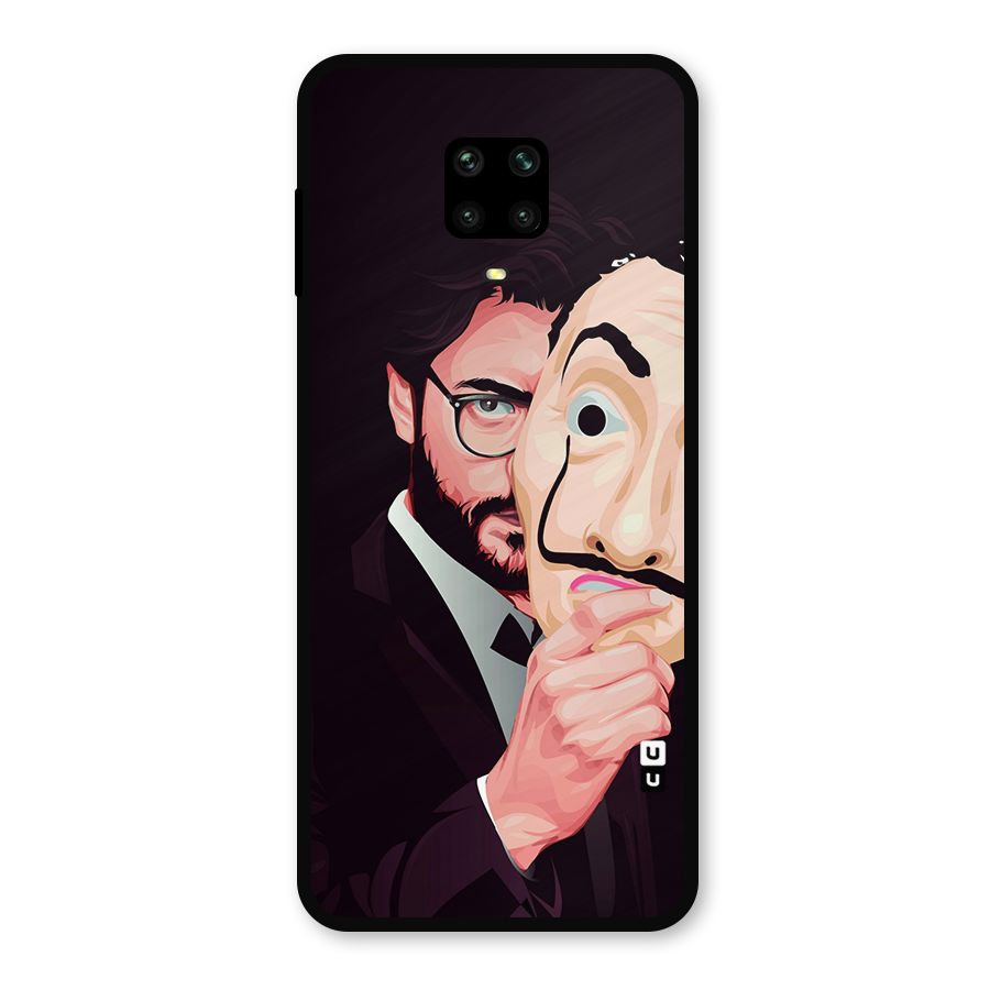 Money Heist Professor Art Metal Back Case for Poco M2