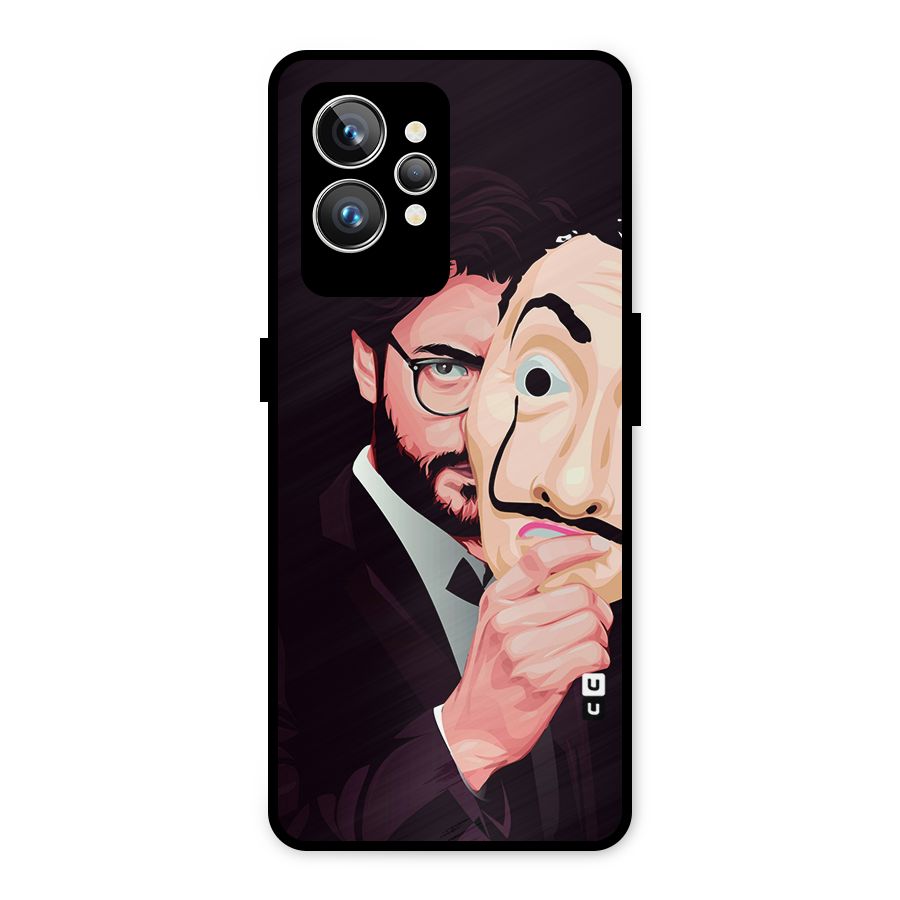 Money Heist Professor Art Metal Back Case for Realme GT2 Pro