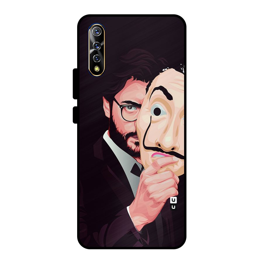 Money Heist Professor Art Metal Back Case for Vivo S1