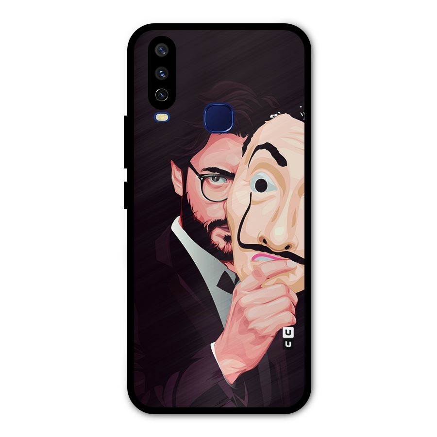 Money Heist Professor Art Metal Back Case for Vivo Y12
