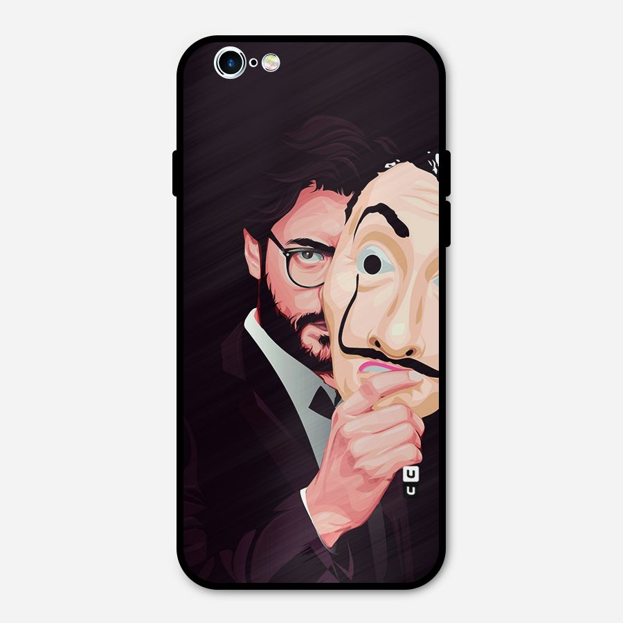 Money Heist Professor Art Metal Back Case for iPhone 6 6s