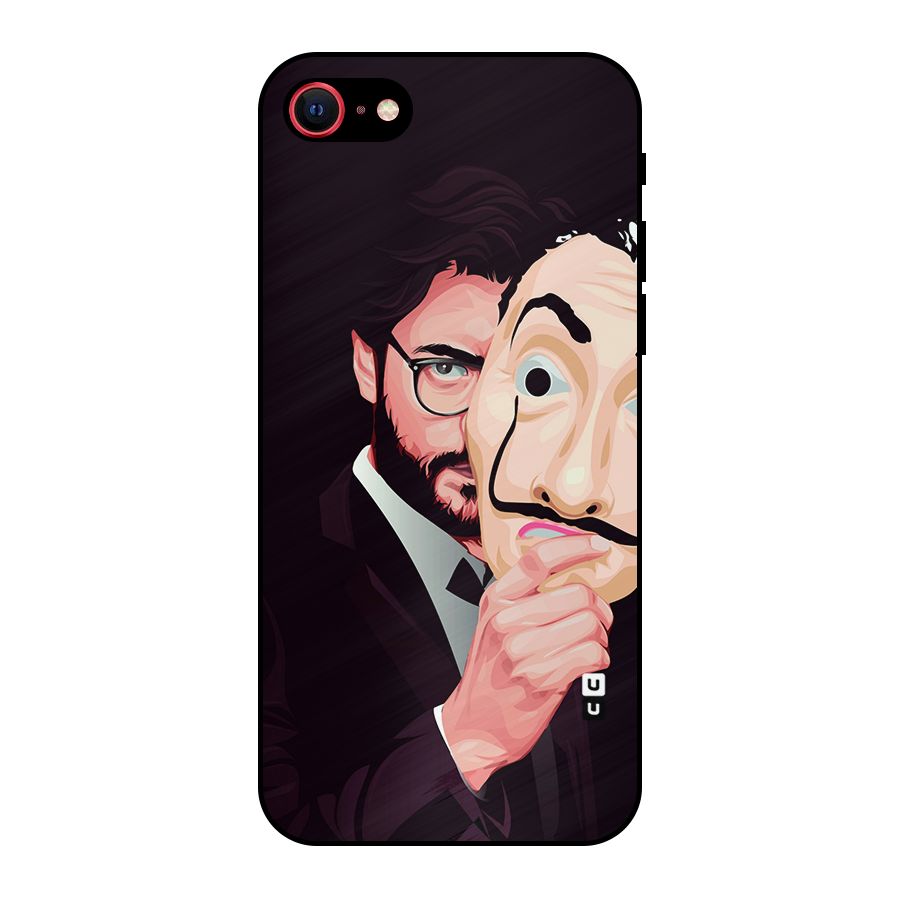 Money Heist Professor Art Metal Back Case for iPhone 7