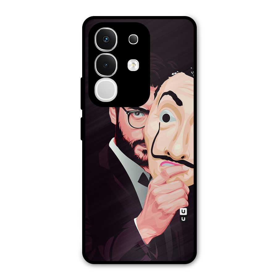 Money Heist Professor Art Metal Back Case for iQOO Z10x