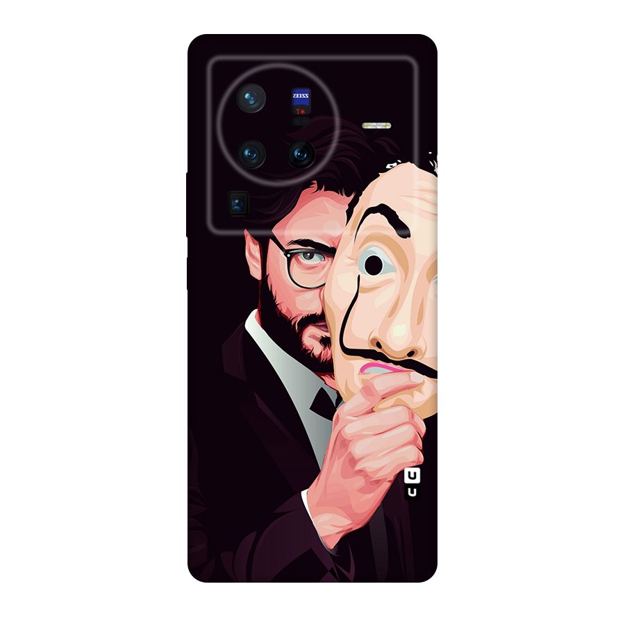 Money Heist Professor Art Original Polycarbonate Back Case for Vivo X80