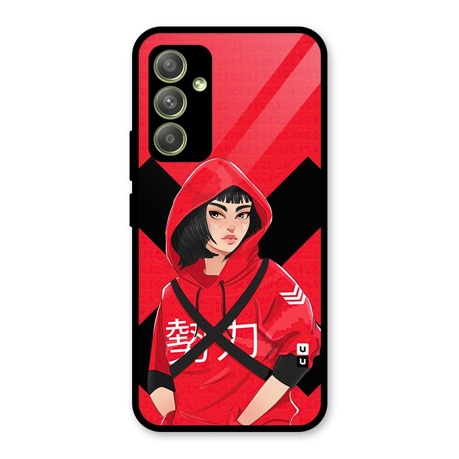 Money Heist Tokyo Digital Art Glass Back Case for Galaxy A54