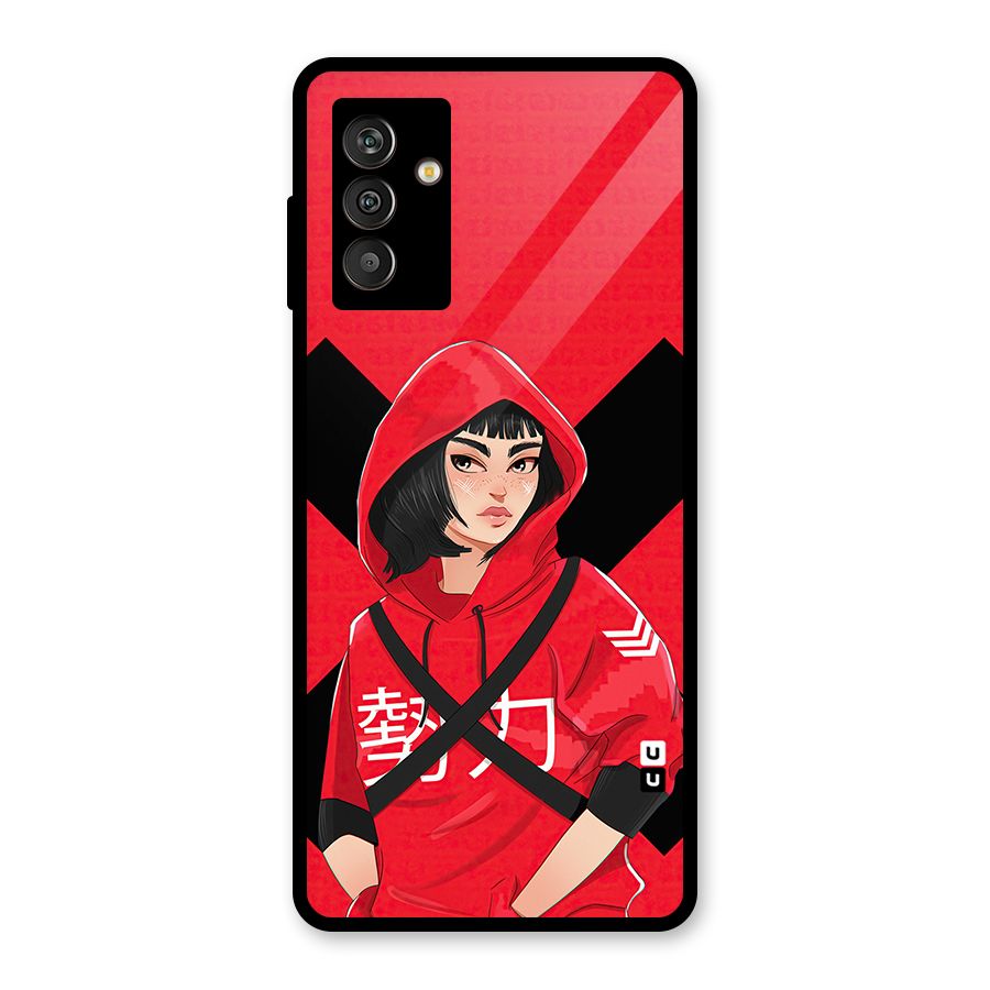 Money Heist Tokyo Digital Art Glass Back Case for Galaxy M13