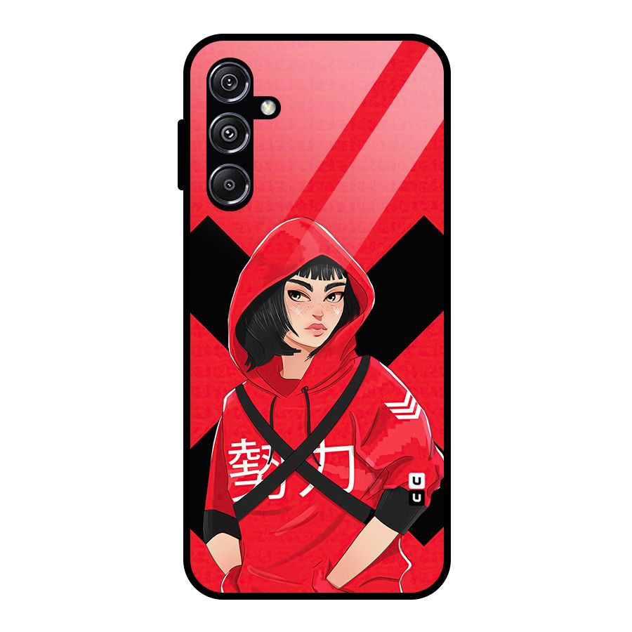 Money Heist Tokyo Digital Art Glass Back Case for Galaxy M34 5G