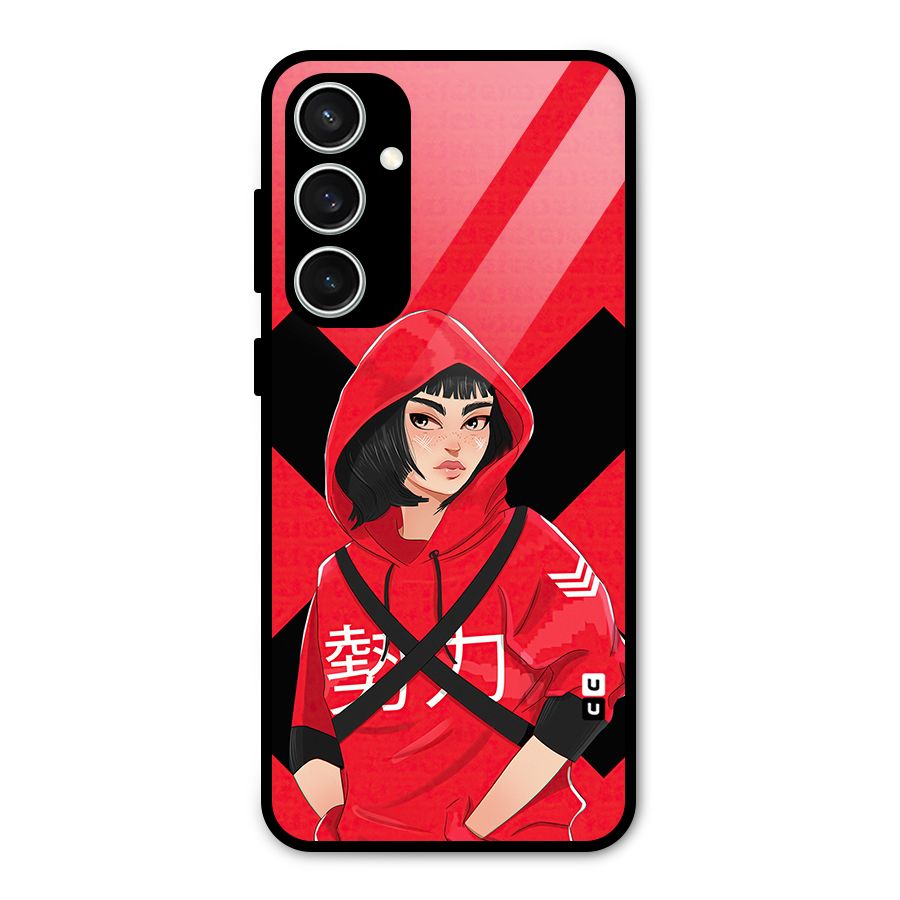 Money Heist Tokyo Digital Art Glass Back Case for Galaxy S23 FE