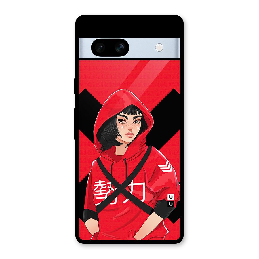 Money Heist Tokyo Digital Art Glass Back Case for Google Pixel 7a