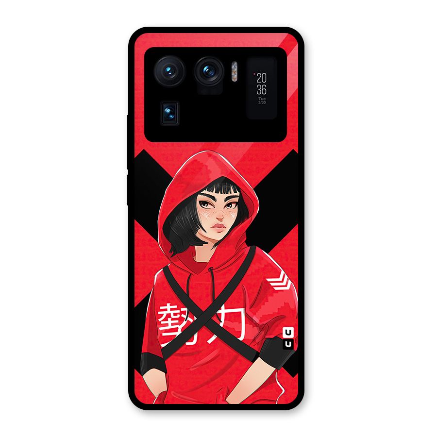 Money Heist Tokyo Digital Art Glass Back Case for Mi 11 Ultra