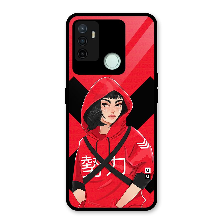 Money Heist Tokyo Digital Art Glass Back Case for Oppo A53