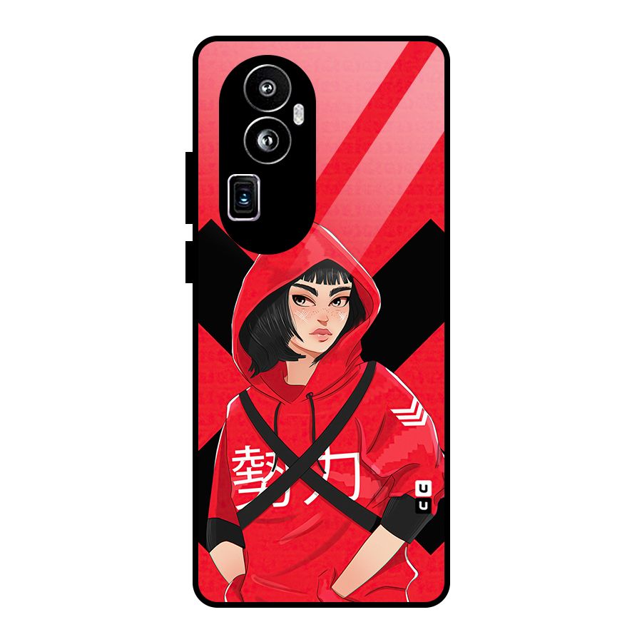 Money Heist Tokyo Digital Art Glass Back Case for Oppo Reno10 Pro Plus