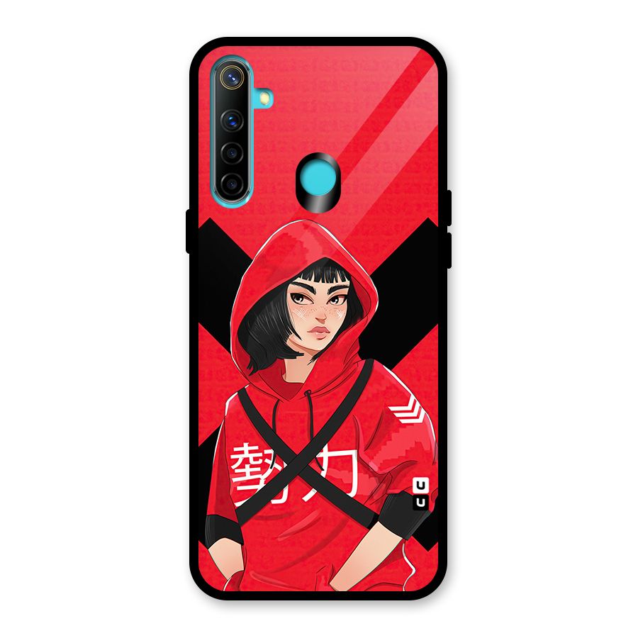 Money Heist Tokyo Digital Art Glass Back Case for Realme 5i