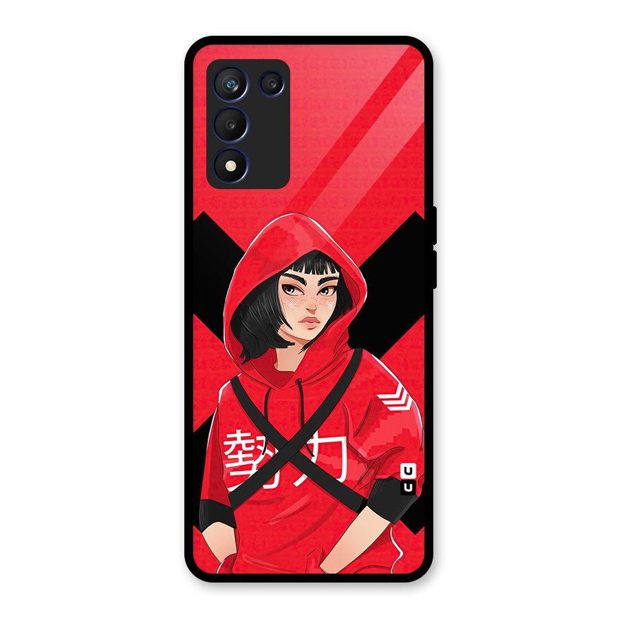 Money Heist Tokyo Digital Art Glass Back Case for Realme 9 5G Speed