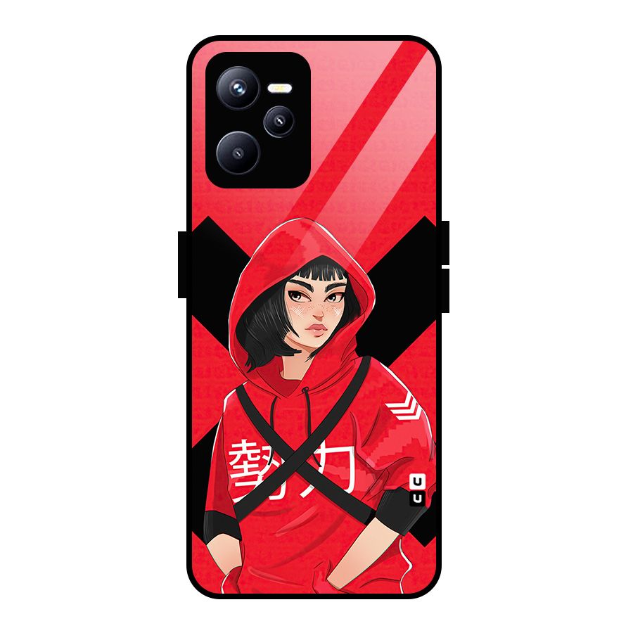 Money Heist Tokyo Digital Art Glass Back Case for Realme C35