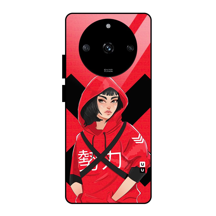 Money Heist Tokyo Digital Art Glass Back Case for Realme Narzo 60 5G