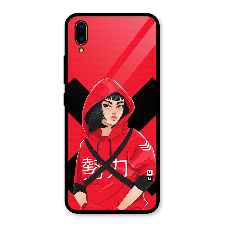 Money Heist Tokyo Digital Art Glass Back Case for Vivo V11 Pro