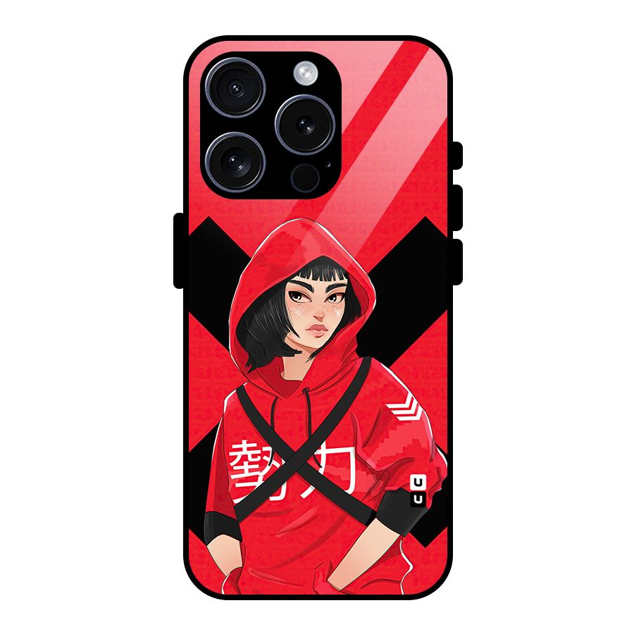 Money Heist Tokyo Digital Art Glass Back Case for iPhone 15 Pro