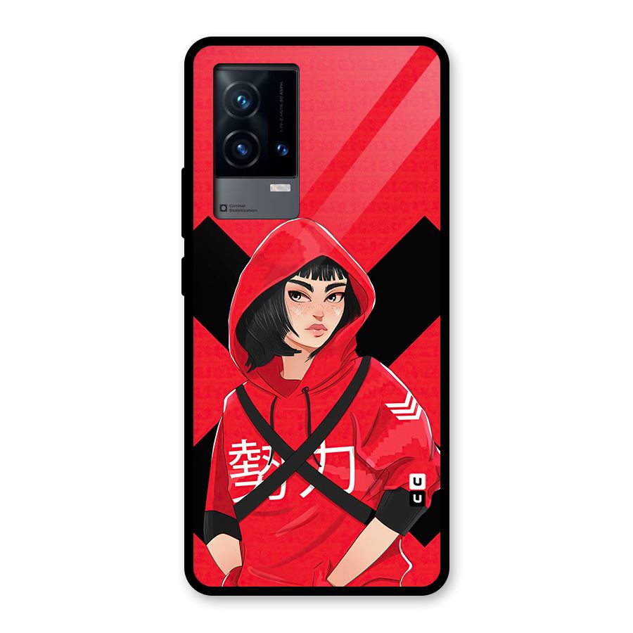 Money Heist Tokyo Digital Art Glass Back Case for iQOO 9 5G