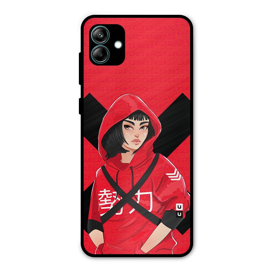 Money Heist Tokyo Digital Art Metal Back Case for Galaxy A04