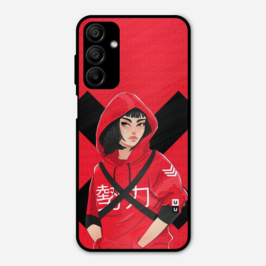 Money Heist Tokyo Digital Art Metal Back Case for Galaxy A15 5G