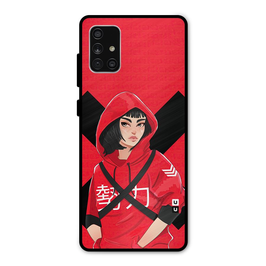 Money Heist Tokyo Digital Art Metal Back Case for Galaxy A71
