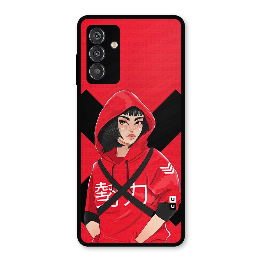 Money Heist Tokyo Digital Art Metal Back Case for Galaxy F13